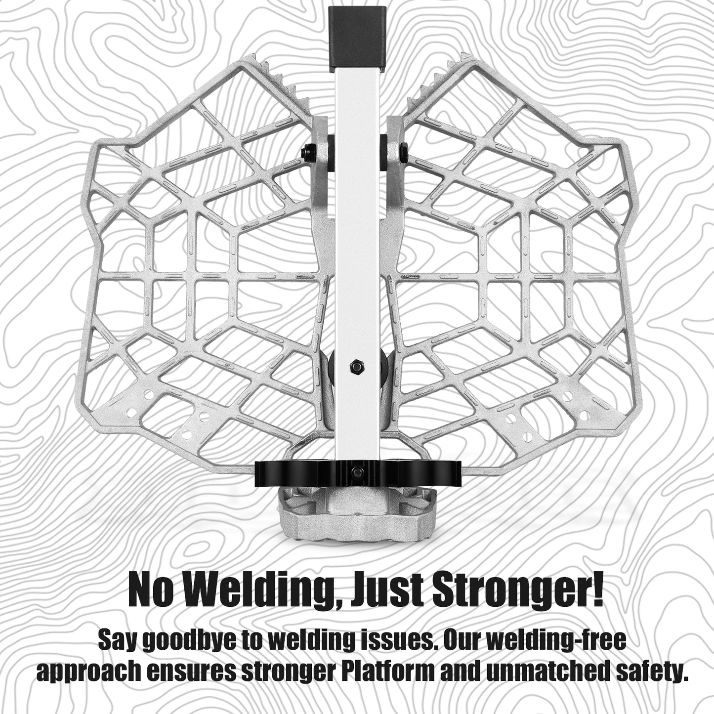 Complete Saddle Hunting System -16'*12' Saddle Platform,Hunting Saddle,96 Inches Lineman's Rope,Tether