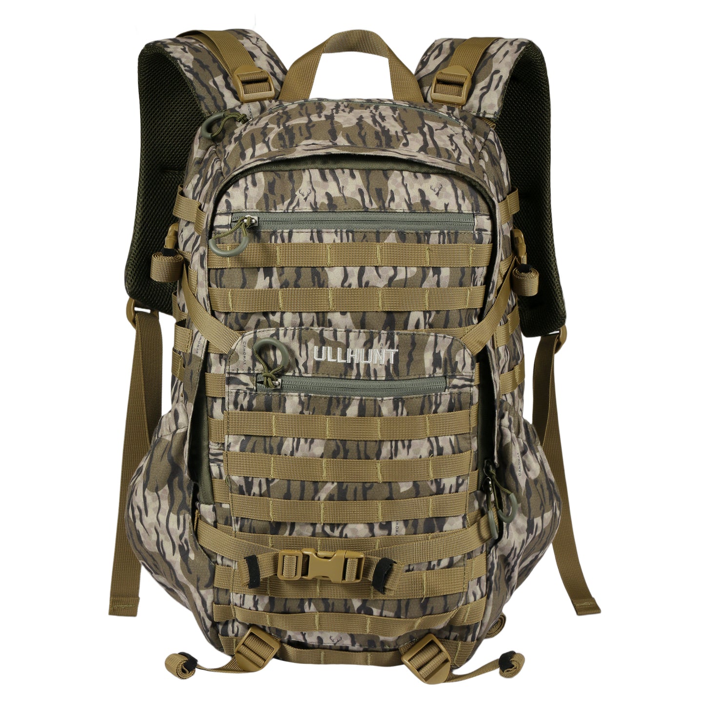 UIIHUNT Saddle Hunting Backpack, Quiet Daypack for Hunting Sticks and Platform, Modular Design with Removable Waist Belt, Compression Panel & Hydration Port, Ideal for Mobile Saddle Hunters