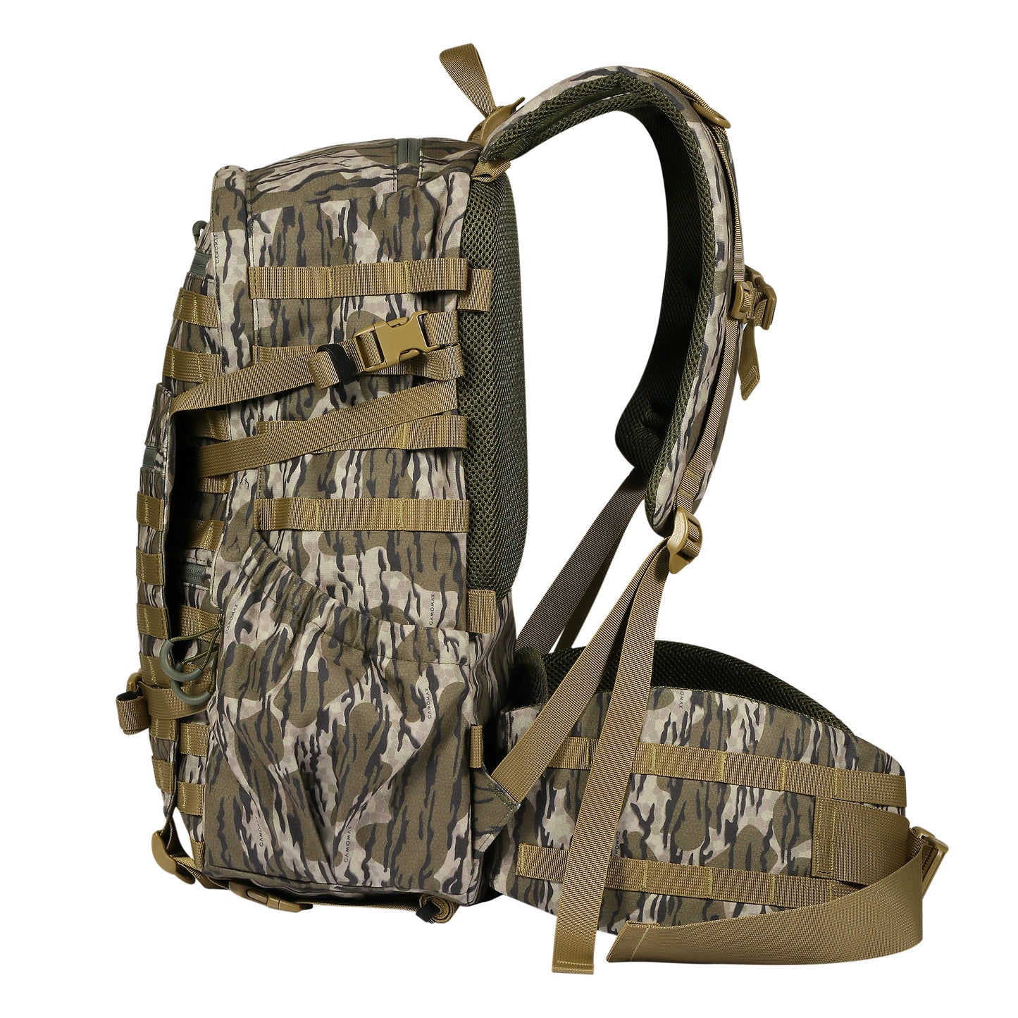 UIIHUNT Saddle Hunting Backpack, Quiet Daypack for Hunting Sticks and Platform, Modular Design with Removable Waist Belt, Compression Panel & Hydration Port, Ideal for Mobile Saddle Hunters