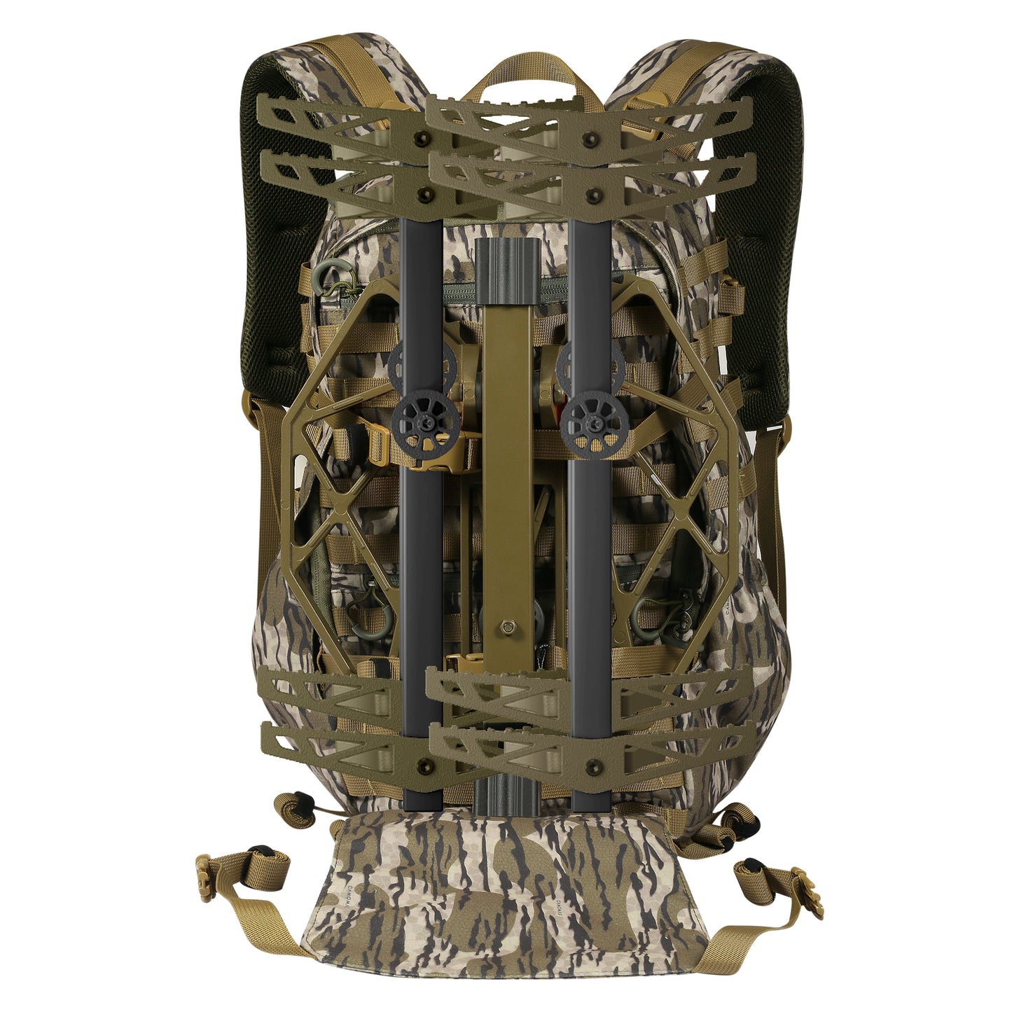 UIIHUNT Saddle Hunting Backpack, Quiet Daypack for Hunting Sticks and Platform, Modular Design with Removable Waist Belt, Compression Panel & Hydration Port, Ideal for Mobile Saddle Hunters