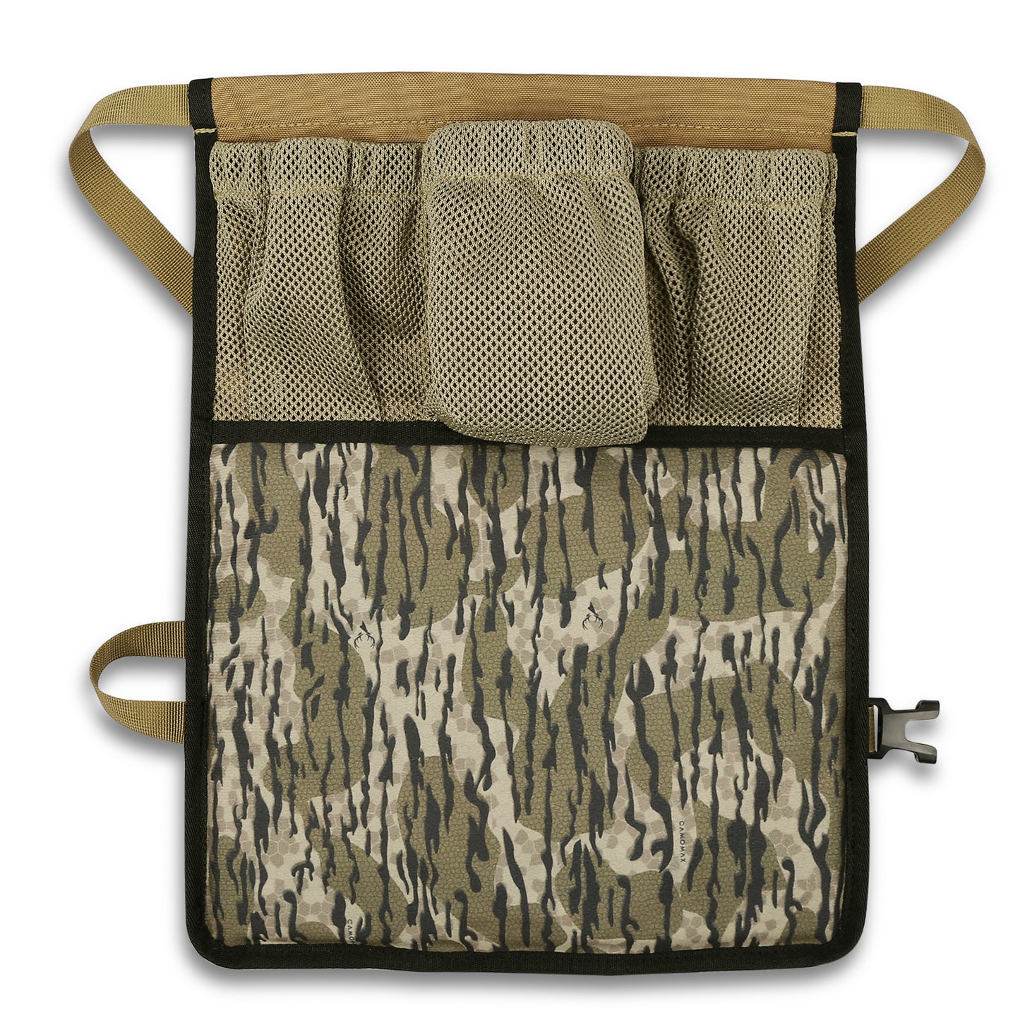 UIIHUNT Saddle Hunting Knee Cushion, Dual Knee Pads with 3 Utility Pockets, Tree Saddle Knee Cushion Pad with Adjustable Strap, Camo Hunting Knee Pads, Saddle Hunting Accessories Gear