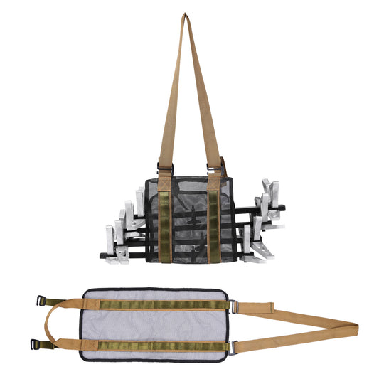 UIIHUNT Climbing Stick Carrier, Tree Steps Transport and Climbing Stick Carrying System, Versatile Climbing Sticks Accessiores, Portable Carry All Tree Strap, Fits Any Brand of Climbing Stick