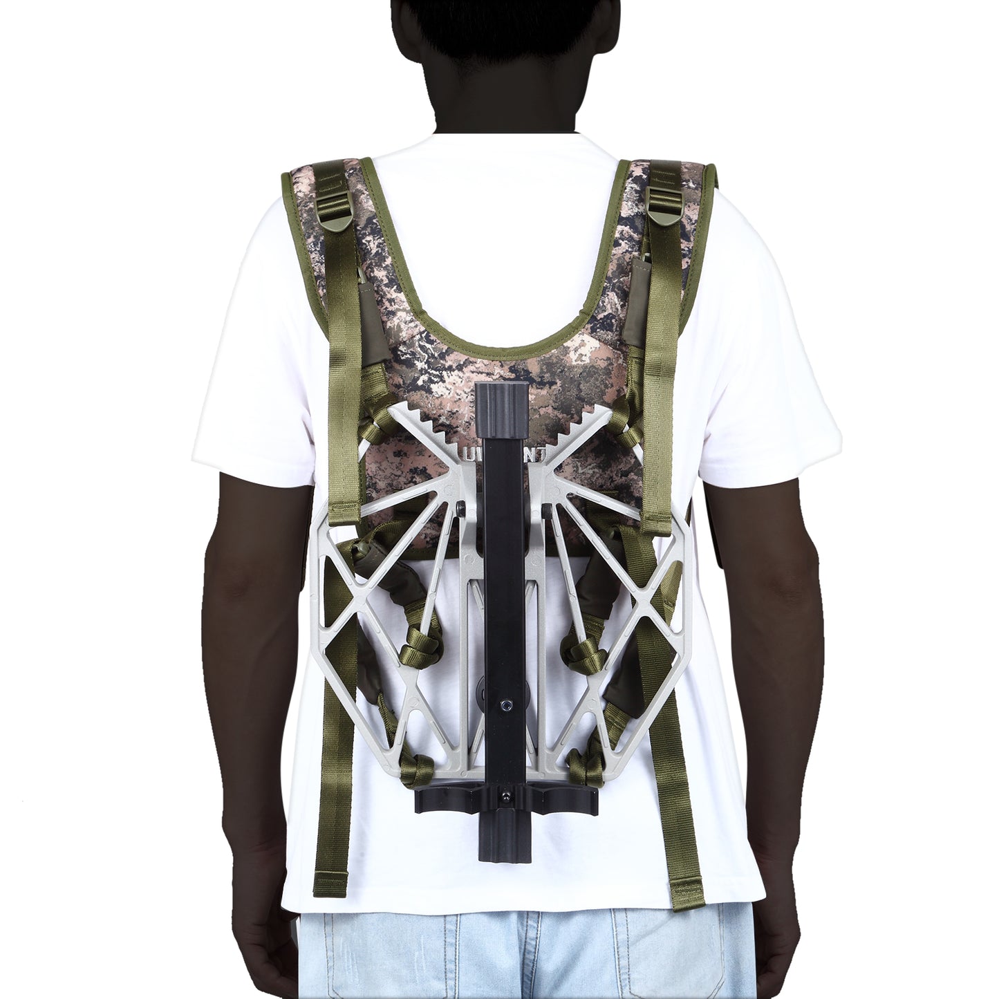 Saddle Platform, Lightweight Saddle Hunting Platform with Cast Aluminum, 12" x 12"