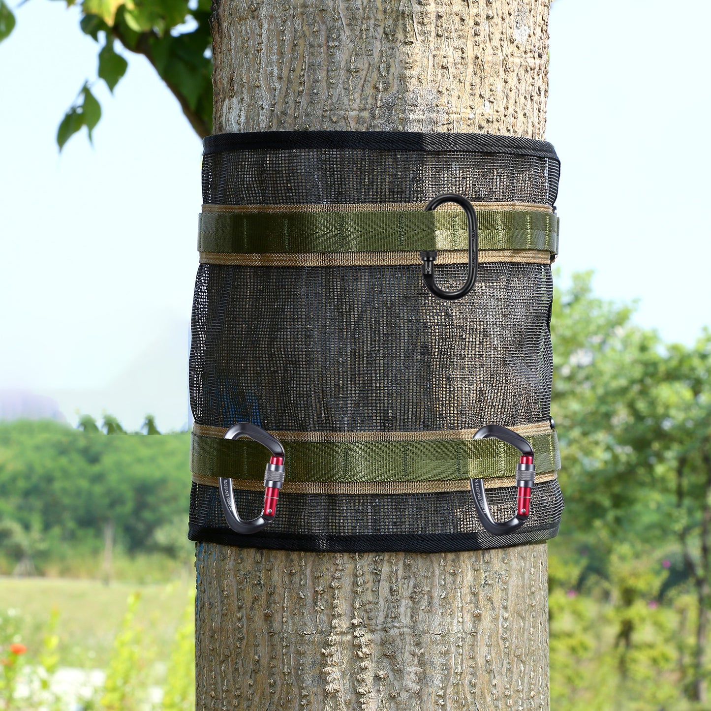 UIIHUNT Climbing Stick Carrier, Tree Steps Transport and Climbing Stick Carrying System, Versatile Climbing Sticks Accessiores, Portable Carry All Tree Strap, Fits Any Brand of Climbing Stick
