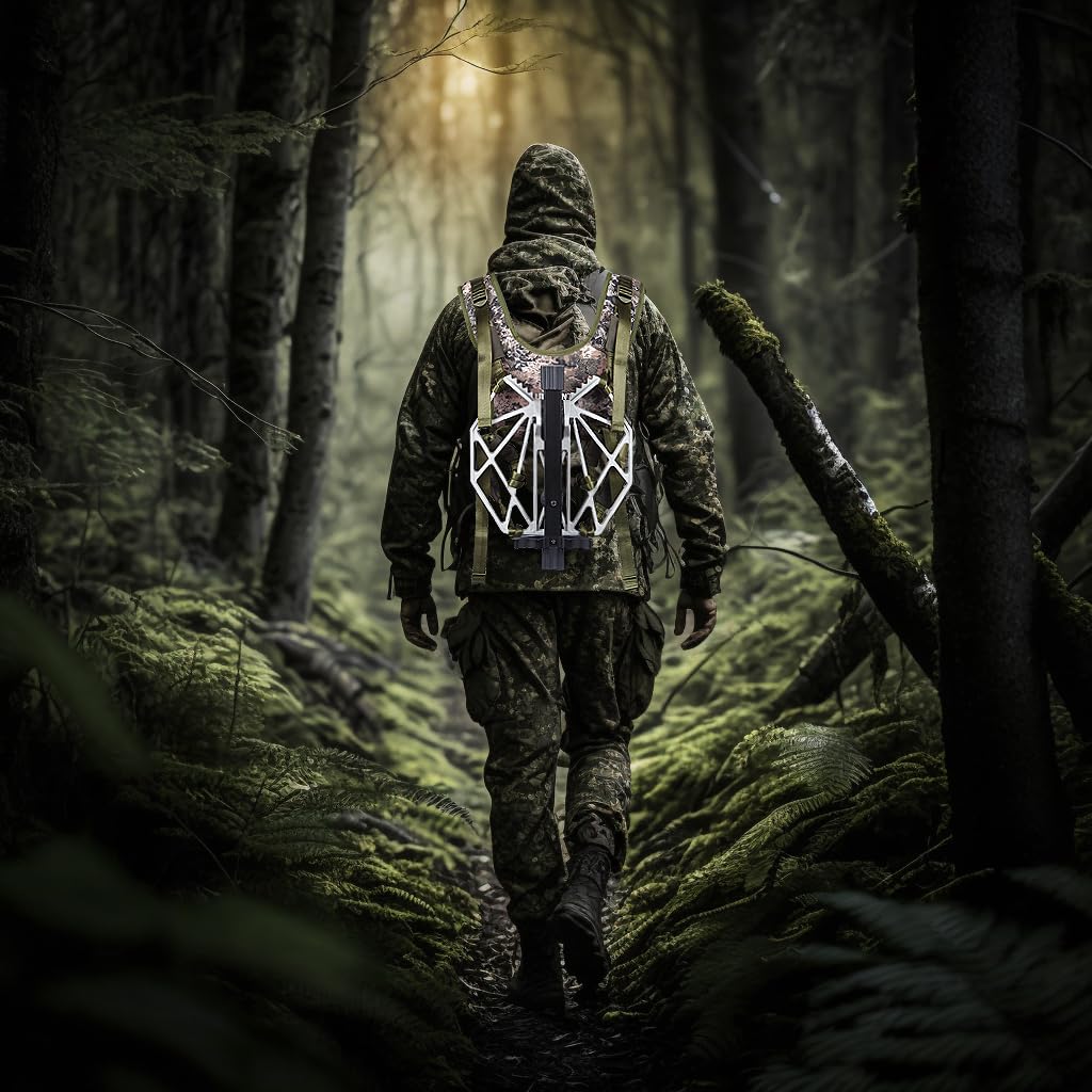 Saddle Platform, Lightweight Saddle Hunting Platform with Cast Aluminum, 12" x 12"