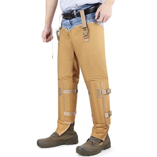 QOGIR Snake Guard Protection Chaps Brown