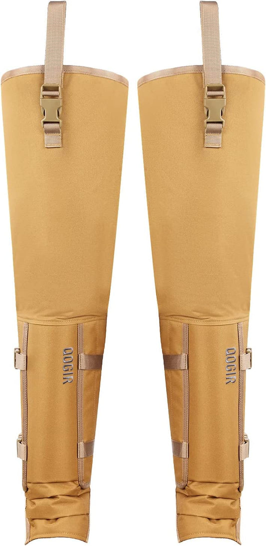 QOGIR Snake Guard Protection Chaps Brown