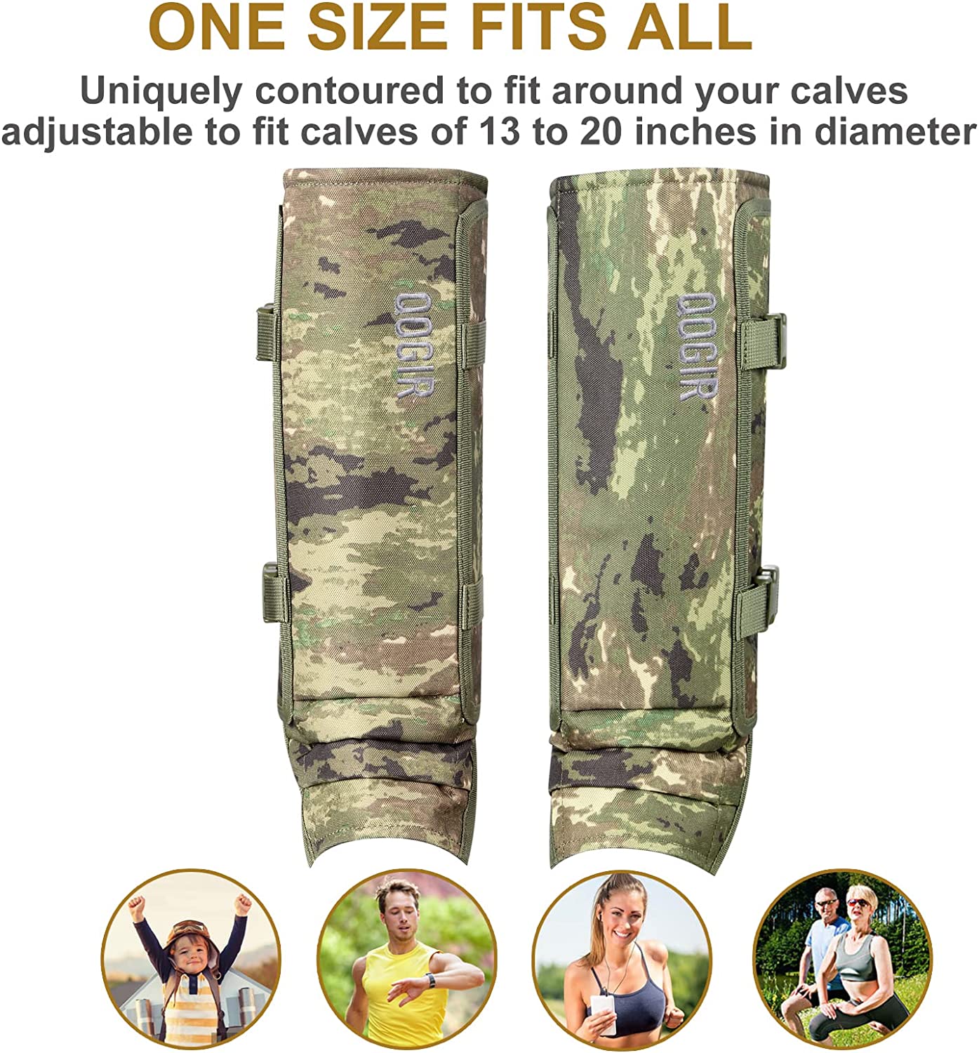 QOGIR Snake Gaiters for Hunting