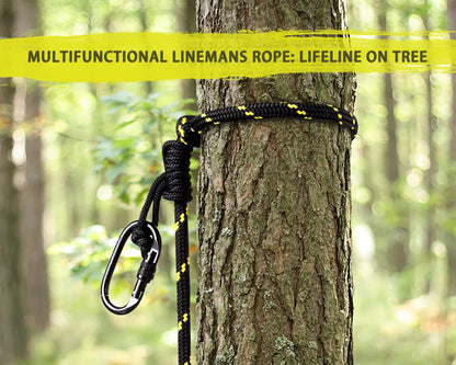 Complete Saddle Hunting System -16'*12' Saddle Platform,Hunting Saddle,96 Inches Lineman's Rope,Tether