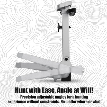 Full Mobile Saddle Hunting System - 16'*12' Saddle Platform, The Gen 2 Hunting Saddle, 4 Pack of Tree Climbing Sticks, 96 Inches Lineman's Rope,Tether,Saddles are shipped randomly