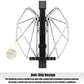 Saddle Platform, Lightweight Saddle Hunting Platform with Cast Aluminum, 12" x 12"