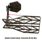 UIIHUNT Hang On Tree Stands, Cast Aluminum Lock On Tree Stand for Deer Hunting, 11.4 lb Lightweight Hang-On Treestand with 27.8" x 17.8" Platform, Portable Saddle and Bow Hunting Stand