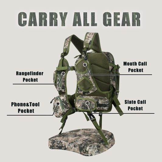 UIIHUNT Turkey Vest with Seat