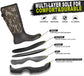 QOGIR rubber hunting boots CAMOMAX Barkwood