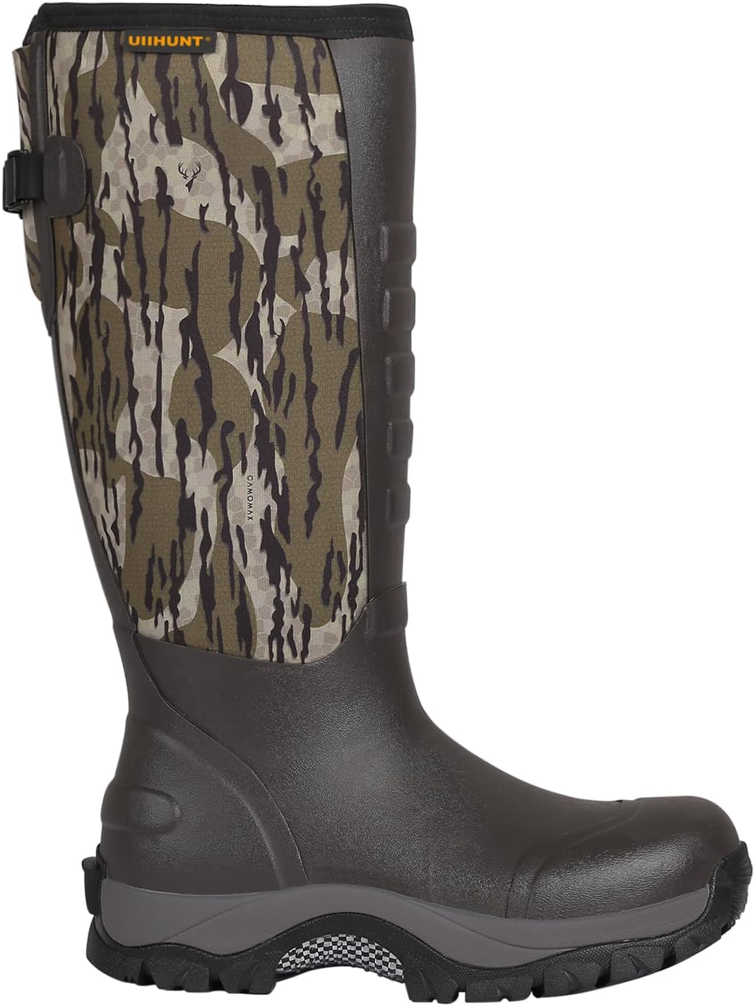 QOGIR rubber hunting boots CAMOMAX Barkwood