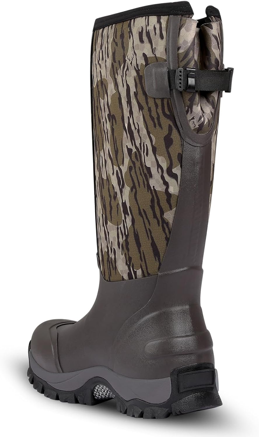 QOGIR rubber hunting boots CAMOMAX Barkwood