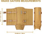 QOGIR Snake Gaiters for Hunting Brown