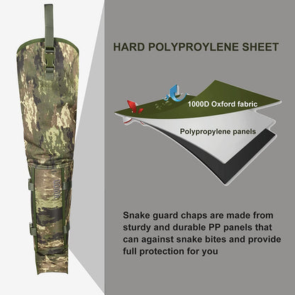 QOGIR Snake Guard Protection Chaps Camo